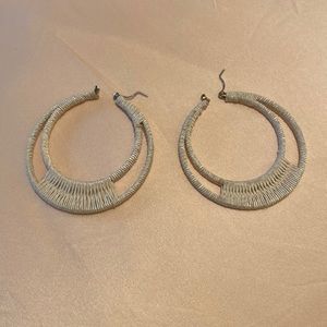 Anthropology hoop earrings